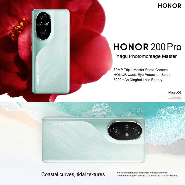 Honor 200 Pro, 12GB+512GB, Screen Fingerprint Identification, 6.78 inch MagicOS 8.0 Snapdragon 8s Gen 3 Octa Core, Network: 5G, NFC, OTG(Pink) - free shipping - PMc TechLife - Order now!