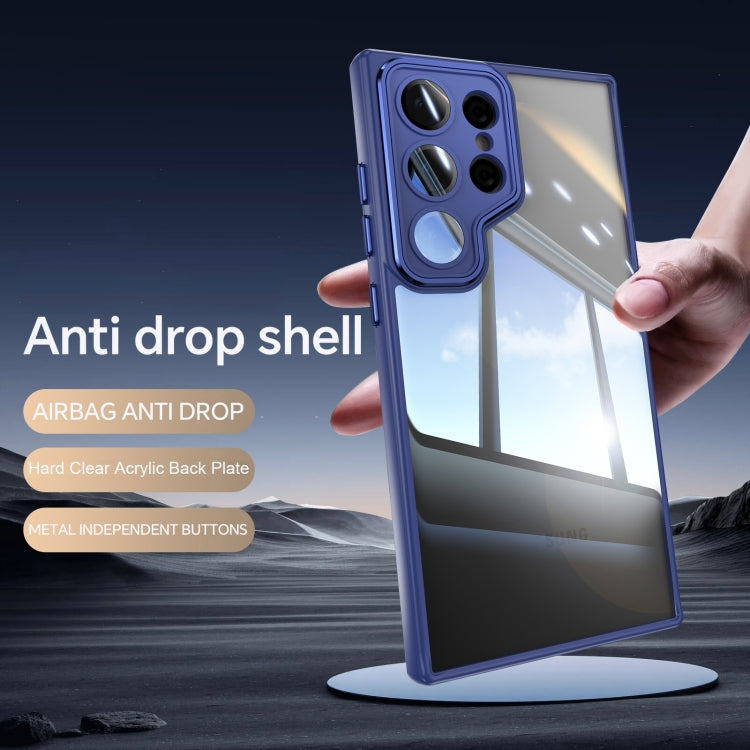 For Samsung Galaxy S25 Ultra 5G Acrylic Hybrid TPU Armor Shockproof Phone Case(Blue) - Galaxy S25 Ultra 5G Cases by PMC Jewellery | Online Shopping South Africa | PMC Jewellery | Buy Now Pay Later Mobicred