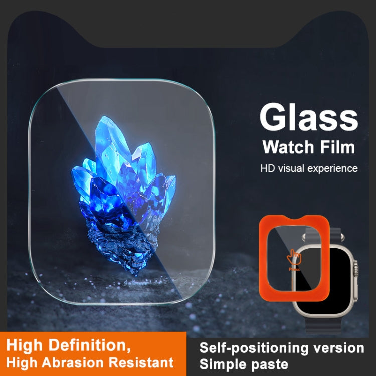 For Apple Watch Ultra 49mm / Ultra 2 49mm IMAK Tempered Glass Watch Protective Film Self-contained Positioning Version - free shipping - PMc TechLife - Order now!