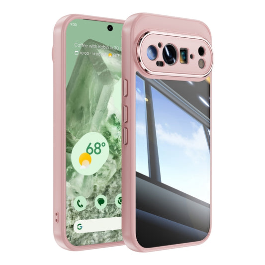 For Google Pixel 9 Pro XL Acrylic Hybrid TPU Armor Shockproof Phone Case(Pink) - Google Cases by PMC Jewellery | Online Shopping South Africa | PMC Jewellery | Buy Now Pay Later Mobicred