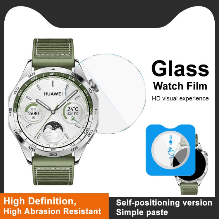 For Huawei Watch GT 4 46mm IMAK Tempered Glass Watch Protective Film Self-contained Positioning Version - free shipping - PMc TechLife - Order now!