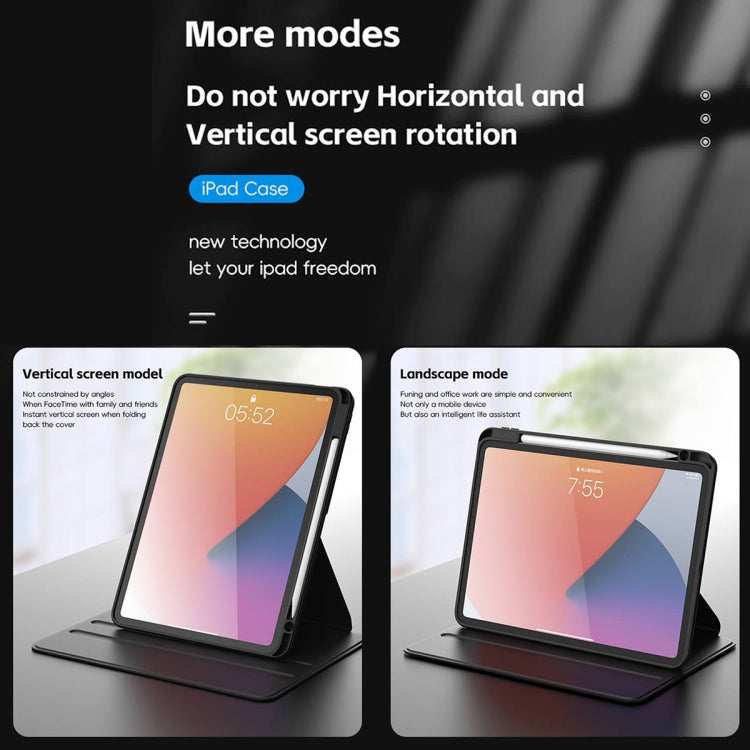 For iPad Pro 11 2024 Mutural Jianshang Series Smart Leather Tablet Case(Black) - free shipping - PMC TechLife - Order now!