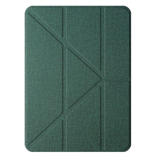 For iPad Pro 11 2024 Mutural Multi-fold Smart Leather Tablet Case(Green) - iPad Pro 11 2024 Cases by Mutural | Online Shopping South Africa | PMC Jewellery | Buy Now Pay Later Mobicred