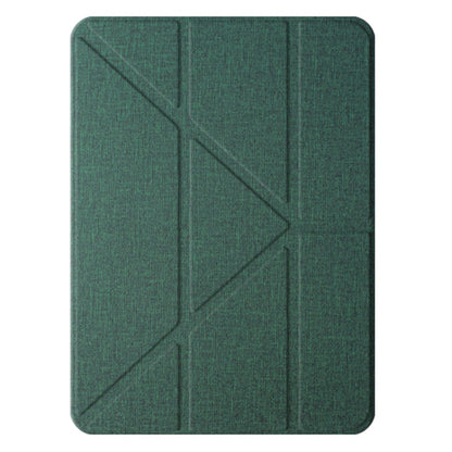 For iPad Pro 13 2024 Mutural Multi-fold Smart Leather Tablet Case(Green) - iPad Pro 13 2024 Cases by Mutural | Online Shopping South Africa | PMC Jewellery | Buy Now Pay Later Mobicred