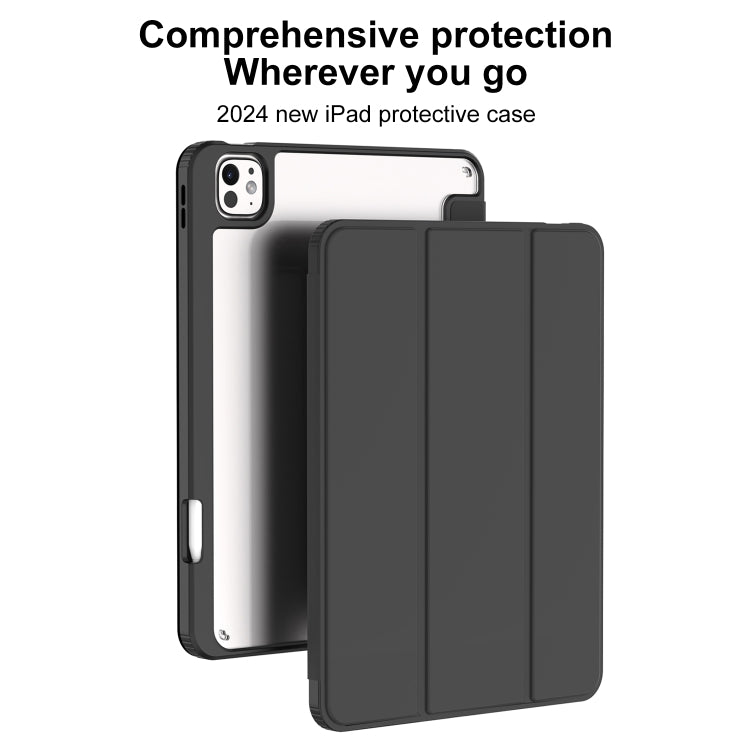 For iPad Pro 11 2024 Mutural Pinyue Series Smart Leather Tablet Case(Grey) - free shipping - PMC TechLife - Order now!