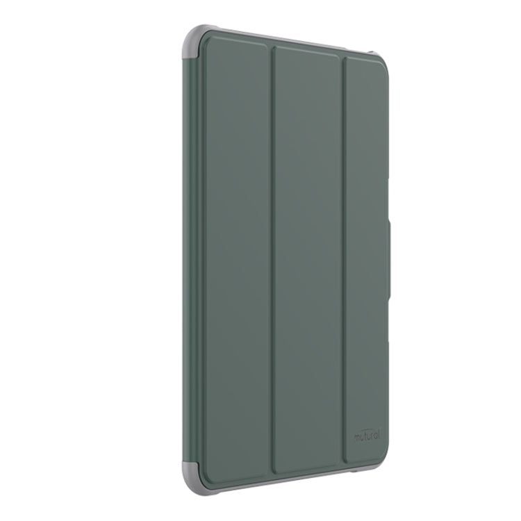 For iPad Pro 11 2024 Mutural PC Hybrid TPU Leather Smart Tablet Case(Dark Green) - iPad Pro 11 2024 Cases by Mutural | Online Shopping South Africa | PMC TechLife | Buy Now Pay Later Mobicred