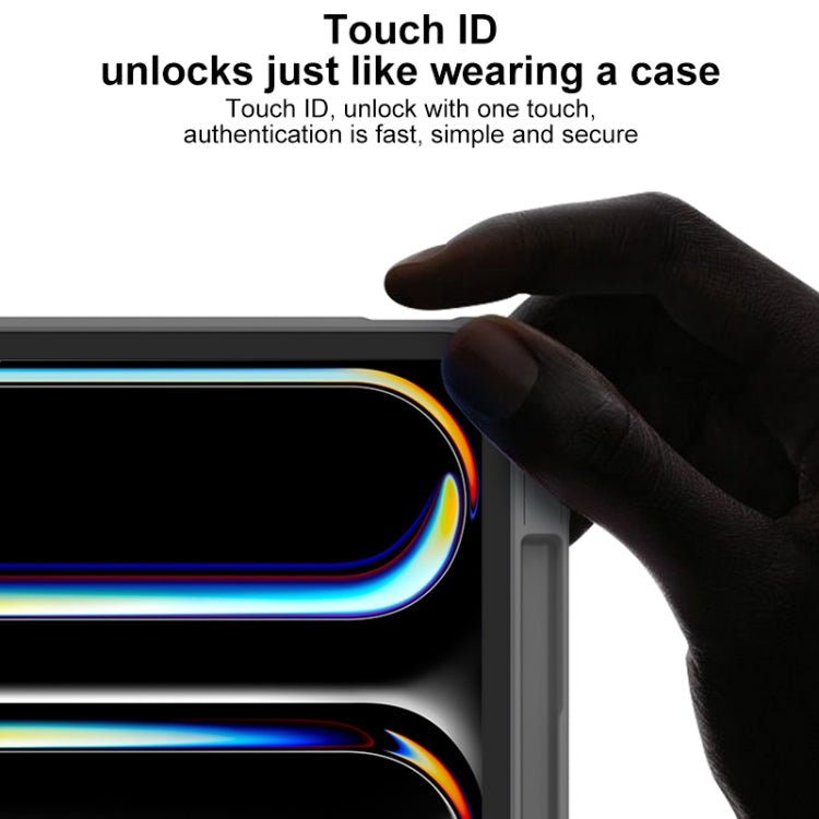 For iPad Air 11 2025 / 2024 Mutural YASHI Series Tablet Leather Smart Case(Blue) - iPad Air 11 2025 / 2024 Cases by Mutural | Online Shopping South Africa | PMC TechLife | Buy Now Pay Later Mobicred