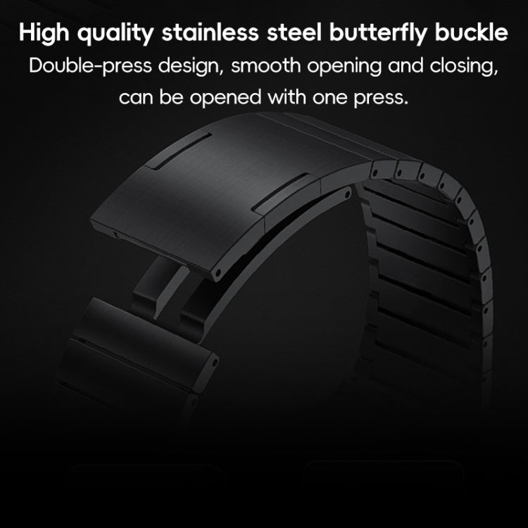 For Apple Watch Series 9 45mm PG60 Single Bead Bamboo Joint Titanium Metal Watch Band(Silver) - free shipping - PMC TechLife - Order now!