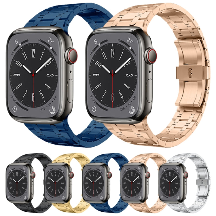 For Apple Watch Series 2 42mm PG94 Dual-link Modified Stainless Steel Watch Band(Silver) - free shipping - PMC TechLife - Order now!