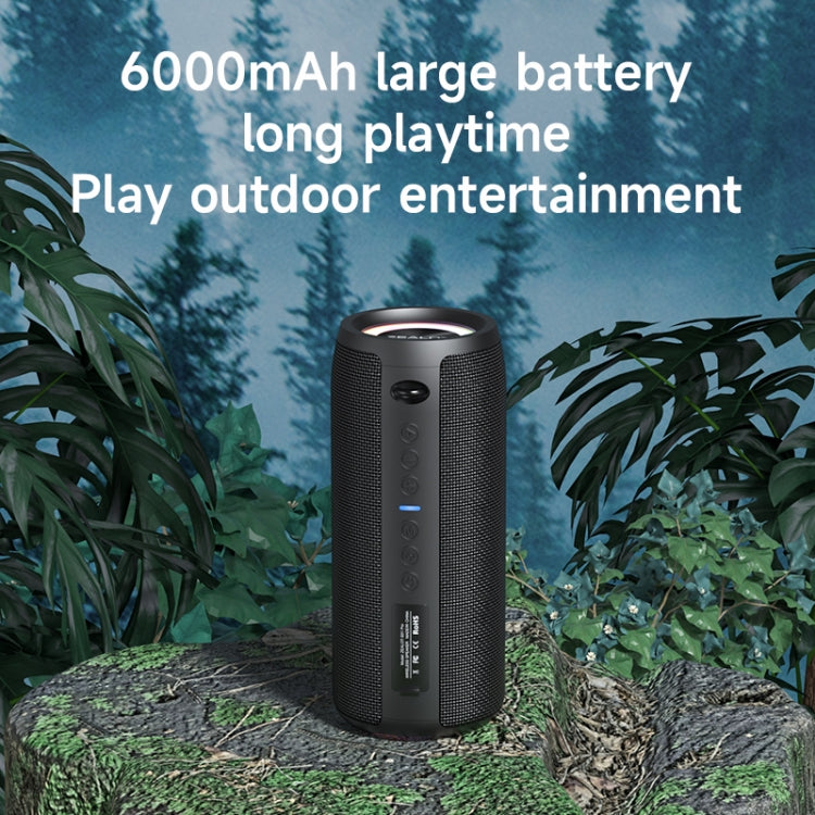 Zealot S51 Pro Shocking Bass Bluetooth Speaker with Colorful Light(Blue) - free shipping - PMC Jewellery - Order now!