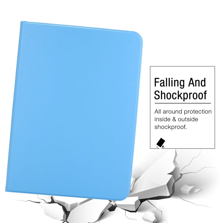For iPad Air 13 2025 / 2024 Stretch Voltage Plain Leather Smart Tablet Case(Light Blue) - iPad Air 13 2025 / 2024 Cases by PMC TechLife | Online Shopping South Africa | PMC TechLife | Buy Now Pay Later Mobicred