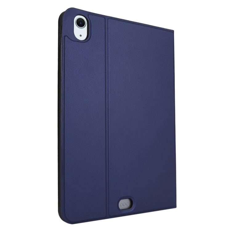 For iPad Air 13 2024 Stretch Voltage Plain Leather Smart Tablet Case(Dark Blue) - iPad Air 13 2024 Cases by PMC Jewellery | Online Shopping South Africa | PMC Jewellery | Buy Now Pay Later Mobicred