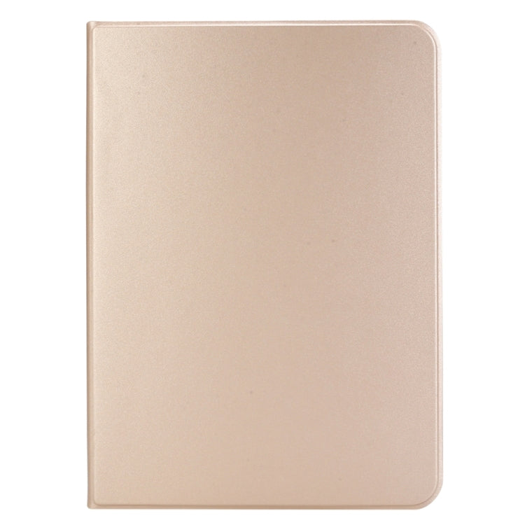 For iPad Air 11 2024 Stretch Voltage Plain Leather Smart Tablet Case(Gold) - iPad Air 11 2024 Cases by PMC Jewellery | Online Shopping South Africa | PMC Jewellery | Buy Now Pay Later Mobicred