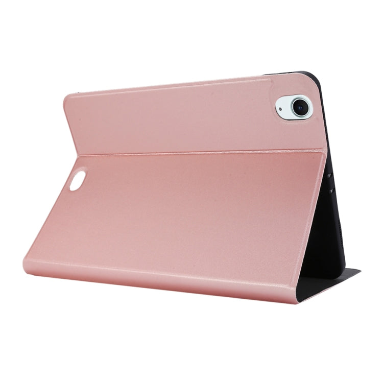 For iPad Air 11 2024 Stretch Voltage Plain Leather Smart Tablet Case(Rose Gold) - iPad Air 11 2024 Cases by PMC Jewellery | Online Shopping South Africa | PMC Jewellery | Buy Now Pay Later Mobicred