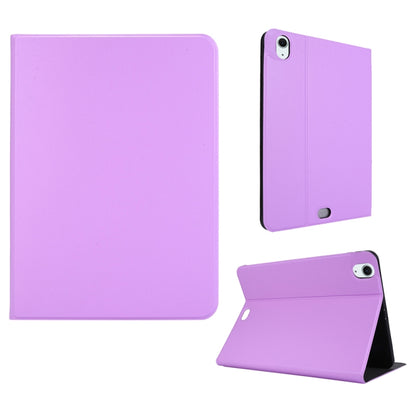 For iPad Air 11 2024 Stretch Voltage Plain Leather Smart Tablet Case(Purple) - iPad Air 11 2024 Cases by PMC Jewellery | Online Shopping South Africa | PMC Jewellery | Buy Now Pay Later Mobicred