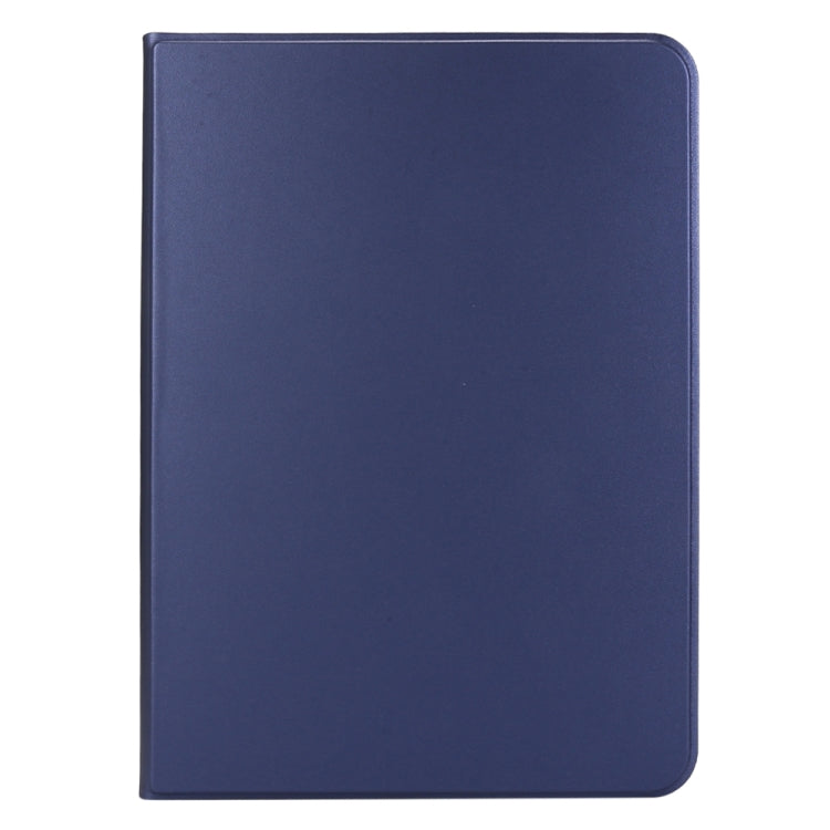 For iPad Pro 11 2024 Stretch Voltage Plain Leather Smart Tablet Case(Dark Blue) - iPad Pro 11 2024 Cases by PMC Jewellery | Online Shopping South Africa | PMC Jewellery | Buy Now Pay Later Mobicred