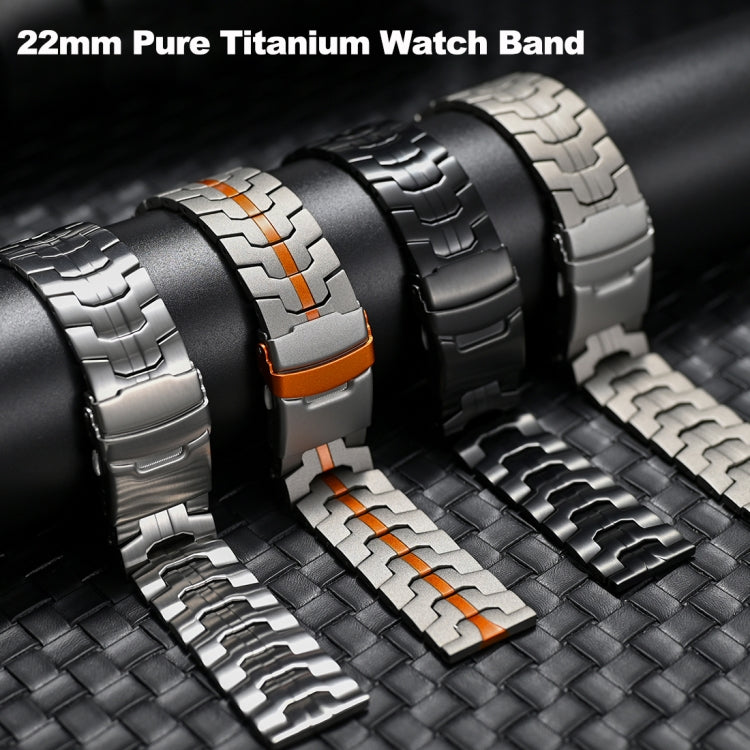 22mm Dual Safety Buckle Turtle Buckle Stainless Steel Watch Band(Silver) - free shipping - PMC TechLife - Order now!