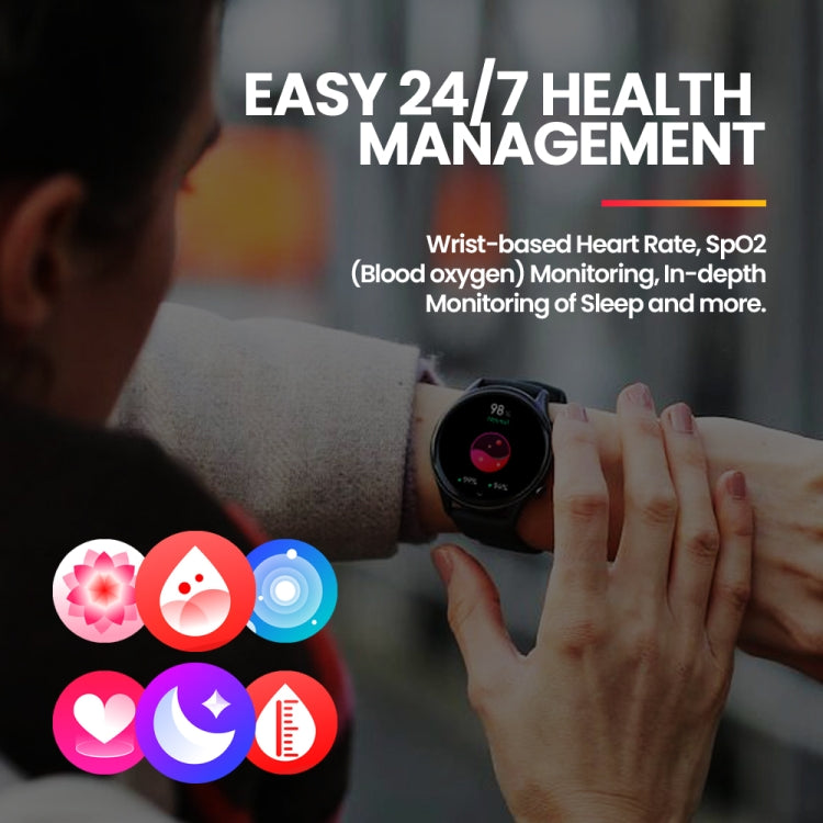 Zeblaze Btalk 3 Plus 1.39 inch Screen Fitness & Wellness Smart Watch Supports Voice Calling(Black) - Smart Watches by Zeblaze | Online Shopping South Africa | PMC Jewellery | Buy Now Pay Later Mobicred