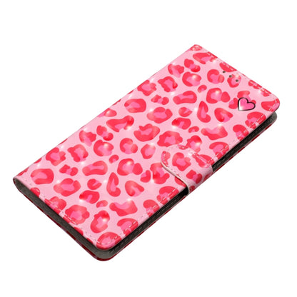 For Motorola Edge 2024 3D Pattern Leather Phone Case(Pink Leopard Print) - Motorola Cases by PMC Jewellery | Online Shopping South Africa | PMC Jewellery | Buy Now Pay Later Mobicred