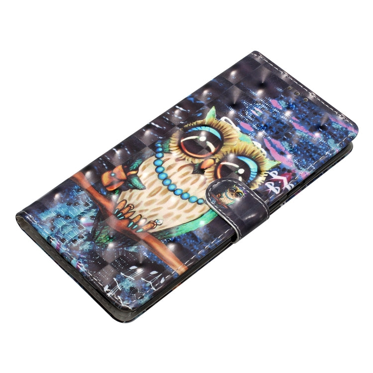 For Motorola Moto G Stylus 5G 2024 3D Pattern Leather Phone Case(Big-eyed owl) - Motorola Cases by PMC Jewellery | Online Shopping South Africa | PMC Jewellery | Buy Now Pay Later Mobicred