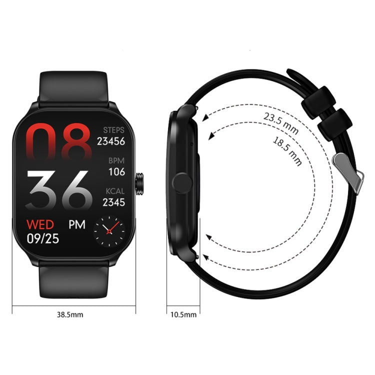CY900 2.1 inch HD Square Screen Smart Watch, Supports Bluetooth Call / Health Monitoring(Black) - Smart Watches by PMC TechLife | Online Shopping South Africa | PMC TechLife | Buy Now Pay Later Mobicred