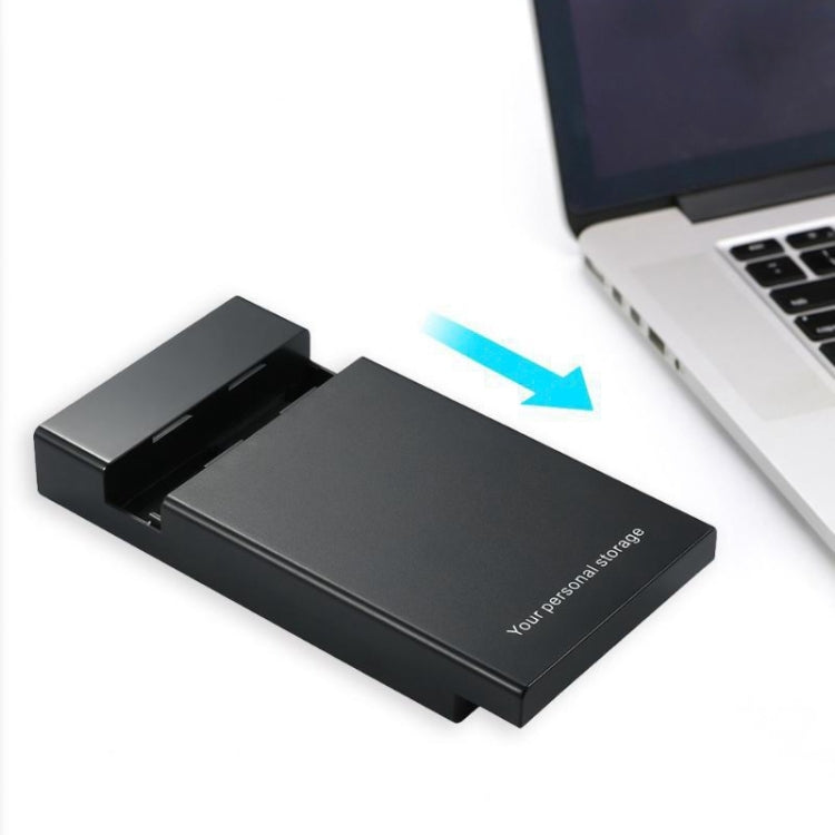 HDD 2.5 / 3.5 inch USB3.0 External Hard Drive Enclosure Case for Laptop Computer(US Plug) - HDD Enclosure by PMC Jewellery | Online Shopping South Africa | PMC Jewellery | Buy Now Pay Later Mobicred