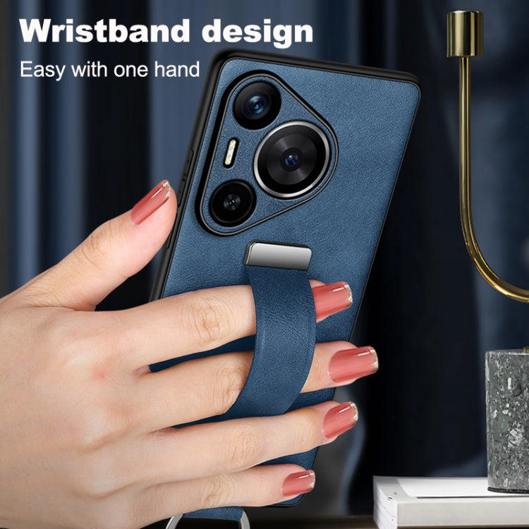 For Huawei Pura 70 SULADA PC Hybrid Leather Texture Skin Feel Shockproof Phone Case(Black) - free shipping - PMC Jewellery - Order now!