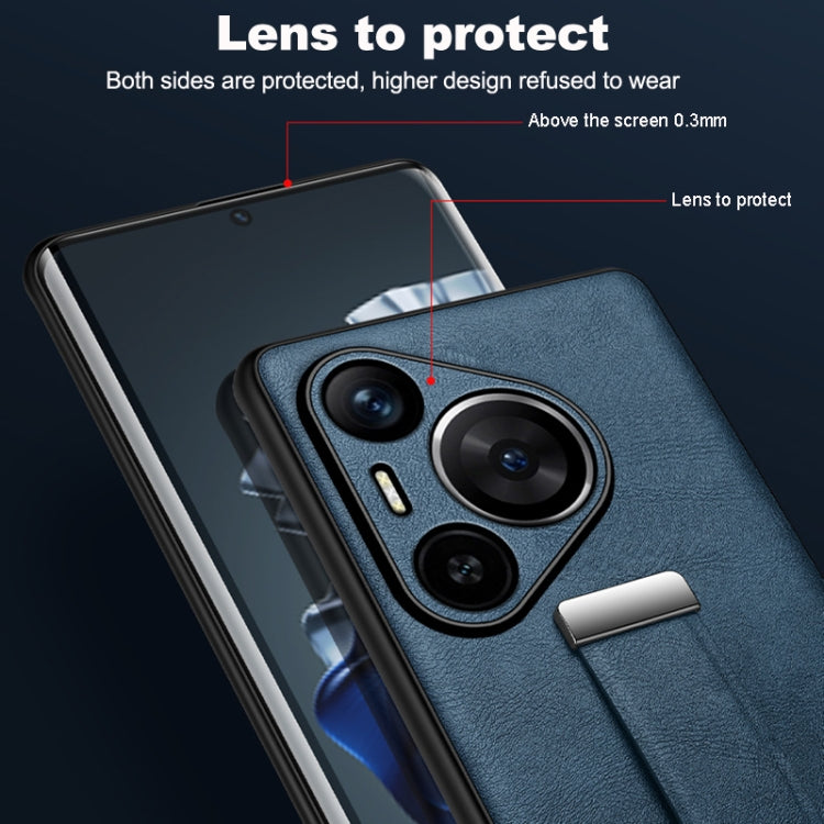 For Huawei Pura 70 Ultra SULADA PC Hybrid Leather Texture Skin Feel Shockproof Phone Case(Brown) - free shipping - PMC Jewellery - Order now!