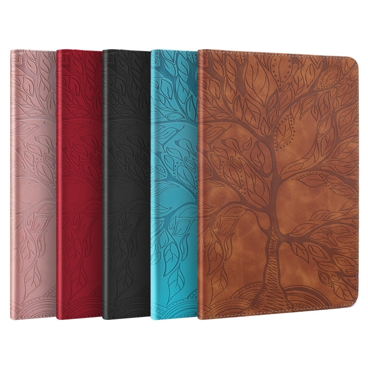 For iPad Pro 11 2024 Tree Life Series Embossed Smart Leather Tablet Case(Lake Blue) - iPad Pro 11 2024 Cases by PMC TechLife | Online Shopping South Africa | PMC TechLife | Buy Now Pay Later Mobicred