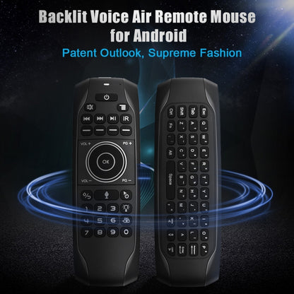 G7V Pro 2.4GHz Fly Air Mouse LED Backlight Wireless Keyboard Remote Control with Gyroscope for Android TV Box / PC, Support Intelligent Voice - MINI PC Accessories & Gadgets by PMC Jewellery | Online Shopping South Africa | PMC Jewellery | Buy Now Pay Later Mobicred