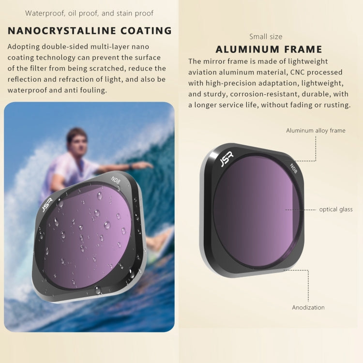 For Insta360 Ace Pro JSR ACE PRO KB Series Camera Lens Filter, Filter:CPL - Len Accessories by JSR | Online Shopping South Africa | PMC TechLife | Buy Now Pay Later Mobicred