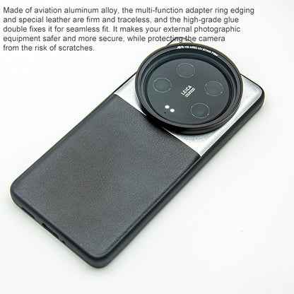 For Xiaomi 14 Ultra JSR Phone Case with Filter Adapter Ring & Storage Box(Olive Green Beige) - 14 Ultra Cases by JSR | Online Shopping South Africa | PMC Jewellery | Buy Now Pay Later Mobicred