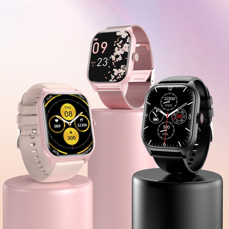 LEMFO LT10 2.01 inch TFT Screen Smart Watch Supports Bluetooth Call / Health Monitoring, Silicone Strap(Pink) - free shipping - PMC TechLife - Order now!