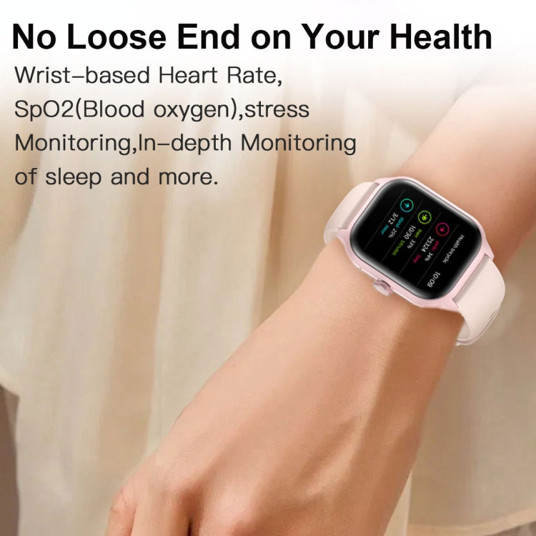 LEMFO LT10 2.01 inch TFT Screen Smart Watch Supports Bluetooth Call / Health Monitoring, Silicone Strap(Black) - Smart Watches by LEMFO | Online Shopping South Africa | PMC TechLife | Buy Now Pay Later Mobicred