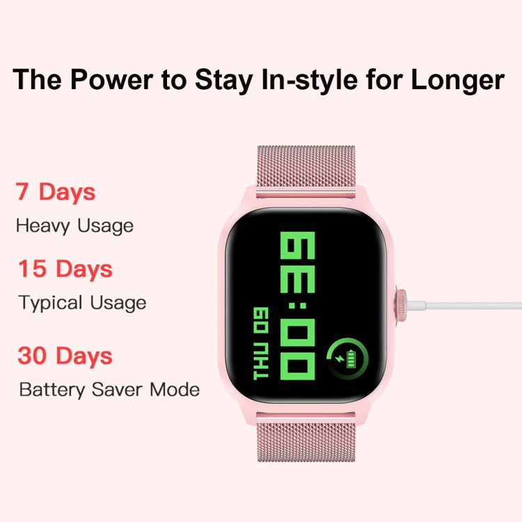 LEMFO LT10 2.01 inch TFT Screen Smart Watch Supports Bluetooth Call / Health Monitoring, Silicone Strap(Black) - Smart Watches by LEMFO | Online Shopping South Africa | PMC TechLife | Buy Now Pay Later Mobicred
