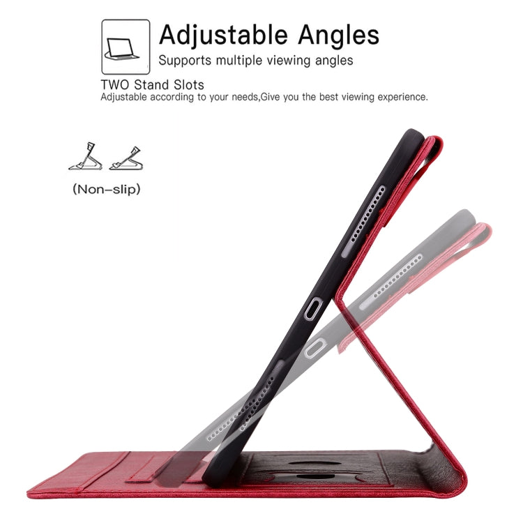 For iPad Air 11 2025 / 2024 / Air 5 / Air 4 Cat Buckle Leather Smart Tablet Case(Red) - free shipping - PMC TechLife - Order now!