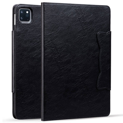 For iPad Pro 11 2024 Cat Buckle Leather Smart Tablet Case(Black) - iPad Pro 11 2024 Cases by PMC Jewellery | Online Shopping South Africa | PMC Jewellery | Buy Now Pay Later Mobicred