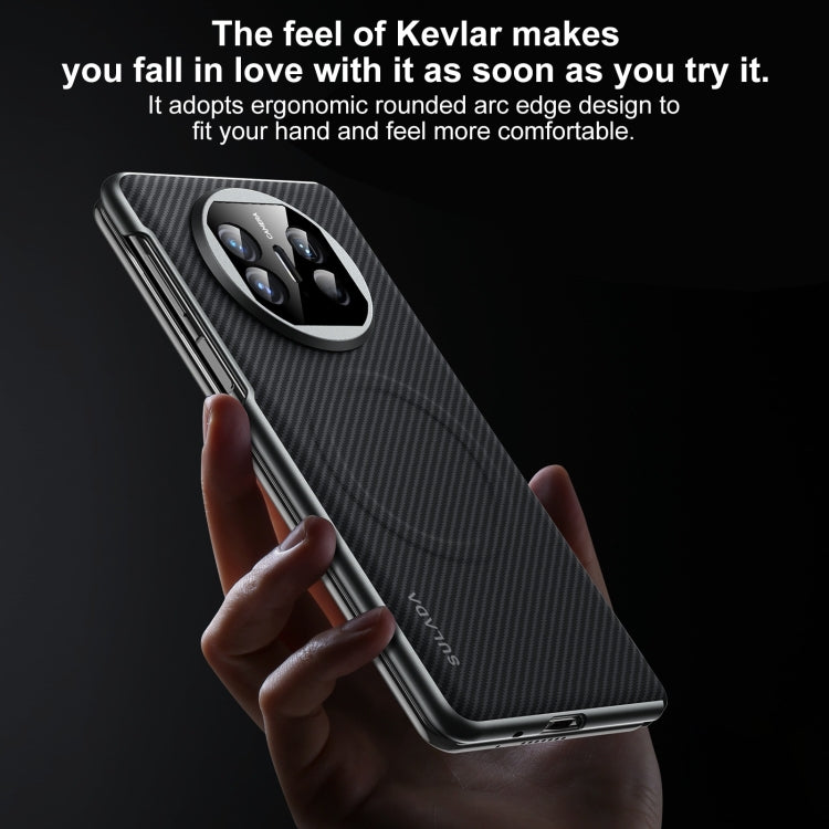 For Huawei Mate X3 SULADA 600D Kevlar Texture PC Shockproof Phone Case(Purple) - free shipping - PMC TechLife - Order now!