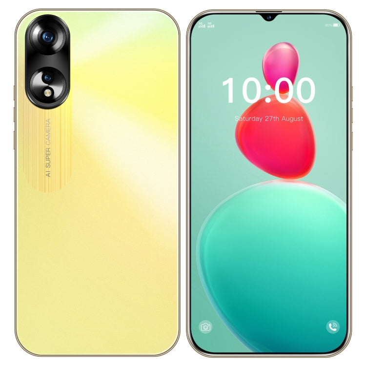 SDT81 / A38, 2GB+16GB, 6.3 inch Screen, Face Identification, Android 10.0 MTK6737 Quad Core, Network: 4G, Dual SIM(Gold) -  by PMC TechLife | Online Shopping South Africa | PMC TechLife | Buy Now Pay Later Mobicred