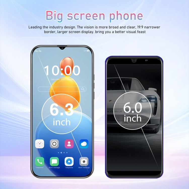 SDT81 / A38, 2GB+16GB, 6.3 inch Screen, Face Identification, Android 10.0 MTK6737 Quad Core, Network: 4G, Dual SIM(White) -  by PMC Jewellery | Online Shopping South Africa | PMC Jewellery | Buy Now Pay Later Mobicred