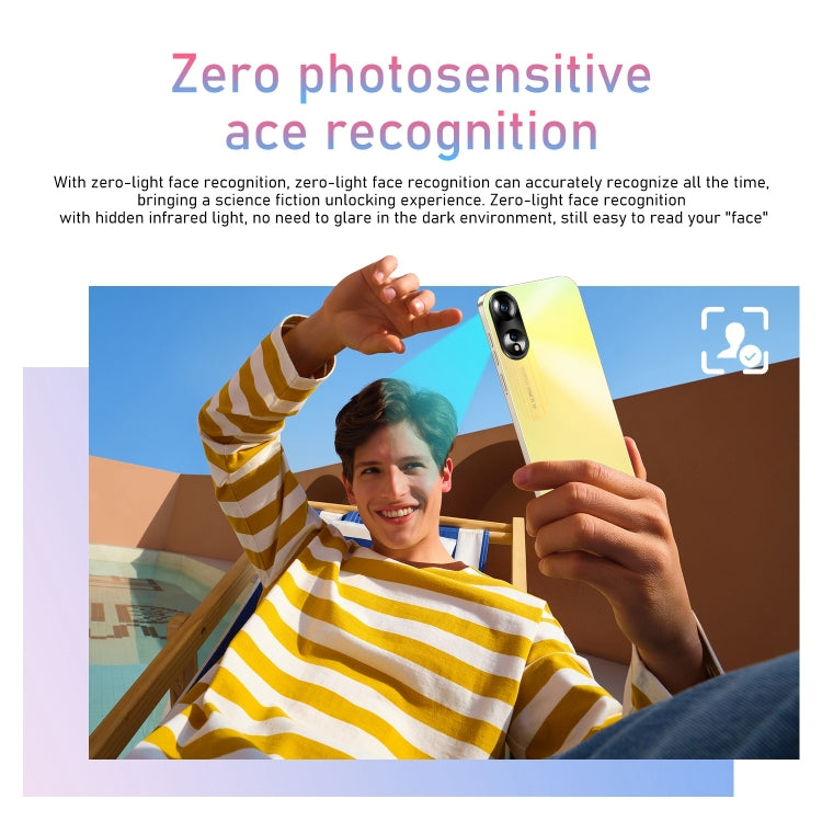 SDT81 / A38, 2GB+16GB, 6.3 inch Screen, Face Identification, Android 10.0 MTK6737 Quad Core, Network: 4G, Dual SIM(Gold) -  by PMC TechLife | Online Shopping South Africa | PMC TechLife | Buy Now Pay Later Mobicred