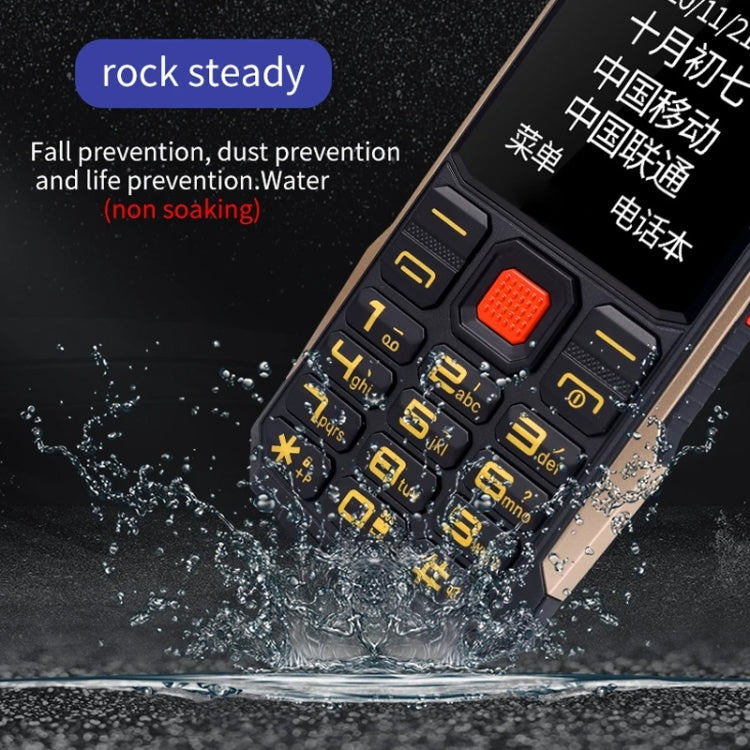 K1+ 4G Elder Rugged Phone, 2.6 inch, 1500mAh Battery, LED Flashlight, Network: 4G, Dual SIM, SOS, Plug:UK Plug(Black) - free shipping - PMC Jewellery - Order now!