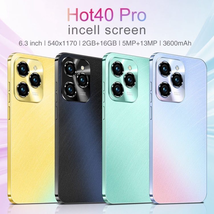 SDT83 / Hot40 Pro, 2GB+16GB, 6.3 inch Screen, Face Identification, Android 10.0 MTK6737 Quad Core, Network: 4G, Dual SIM(Blue) -  by PMC TechLife | Online Shopping South Africa | PMC TechLife | Buy Now Pay Later Mobicred