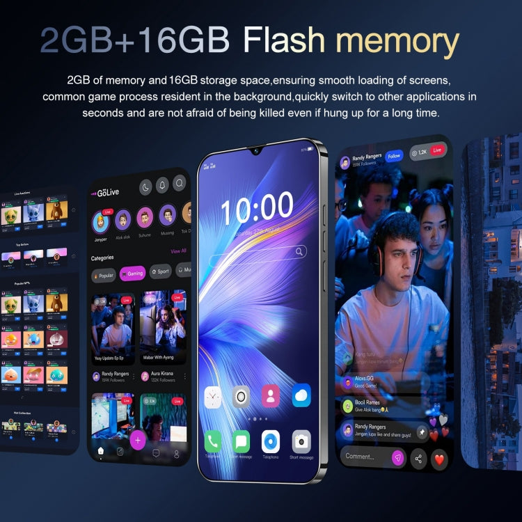 SDT86 / Note30 Pro, 2GB+16GB, 6.3 inch Screen, Face Identification, Android 10.0 MTK6737 Quad Core, Network: 4G, Dual SIM(Gold) -  by PMC TechLife | Online Shopping South Africa | PMC TechLife | Buy Now Pay Later Mobicred