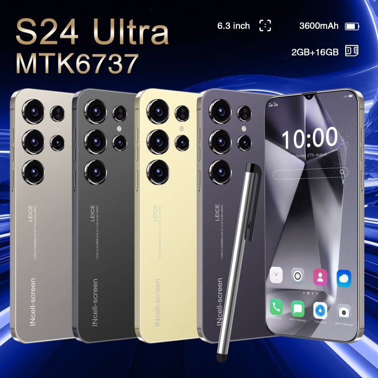 SDT89 / S24 Ultra, 2GB+16GB, 6.3 inch Screen, Face Identification, Android 10.0 MTK6737 Quad Core, Network: 4G, Dual SIM(Gold) -  by PMC TechLife | Online Shopping South Africa | PMC TechLife | Buy Now Pay Later Mobicred
