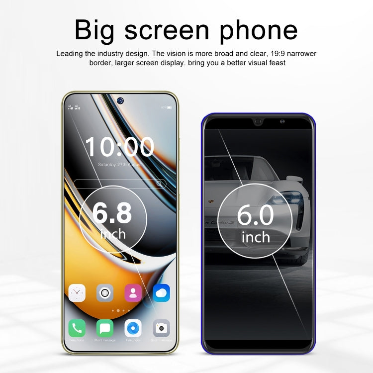 ZKV6 / 11 Pro+, 3GB+64GB, 6.8 inch Screen, Face Identification, Android 10.0 MTK6737 Quad Core, Network: 4G, OTG, Dual SIM(Gold) -  by PMC TechLife | Online Shopping South Africa | PMC TechLife | Buy Now Pay Later Mobicred