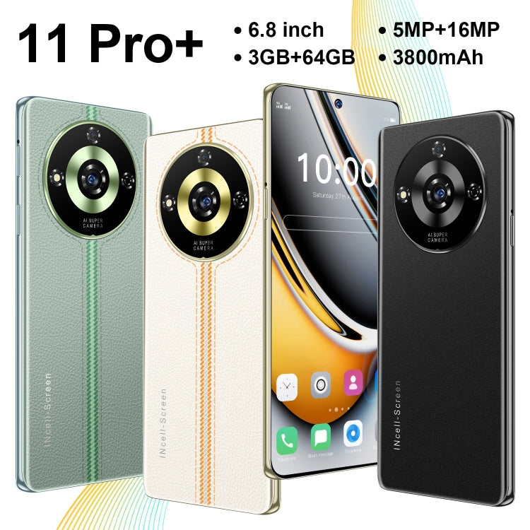 ZKV6 / 11 Pro+, 3GB+64GB, 6.8 inch Screen, Face Identification, Android 10.0 MTK6737 Quad Core, Network: 4G, OTG, Dual SIM(Gold) -  by PMC TechLife | Online Shopping South Africa | PMC TechLife | Buy Now Pay Later Mobicred