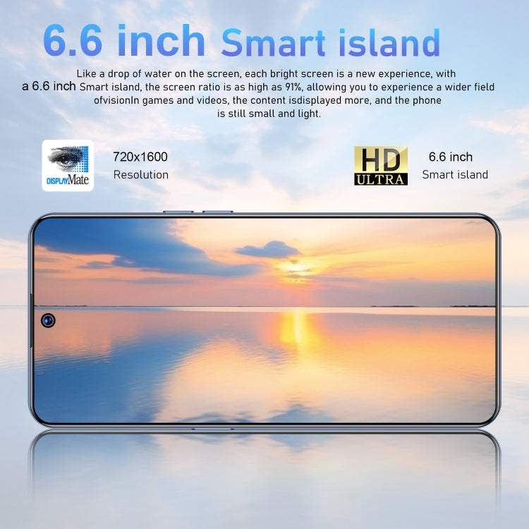 U32 / C20 Pro 5G, 3GB+64GB, 6.6 inch Screen, Face Identification, Android 10.0 MTK6737 Quad Core, Network: 4G, OTG, Dual SIM(Blue) -  by PMC TechLife | Online Shopping South Africa | PMC TechLife | Buy Now Pay Later Mobicred