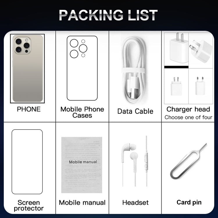 VD1 / i15 Pro Max, 3GB+64GB, 6.8 inch Screen, Face Identification, Android 10.0 MTK6753 Octa Core, Network: 4G, Dual SIM(White) -  by PMC TechLife | Online Shopping South Africa | PMC TechLife | Buy Now Pay Later Mobicred