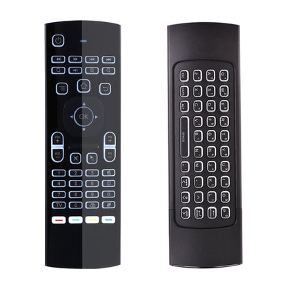 MX3 2.4GHz Fly Air Mouse LED Backlight Wireless Keyboard Remote Control with Gyroscope for Android TV Box / PC - MINI PC Accessories & Gadgets by PMC Jewellery | Online Shopping South Africa | PMC Jewellery | Buy Now Pay Later Mobicred